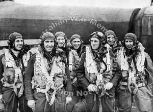 Squadron Leader Eric Jarman 3rd from Right 460 Squadron RAAF